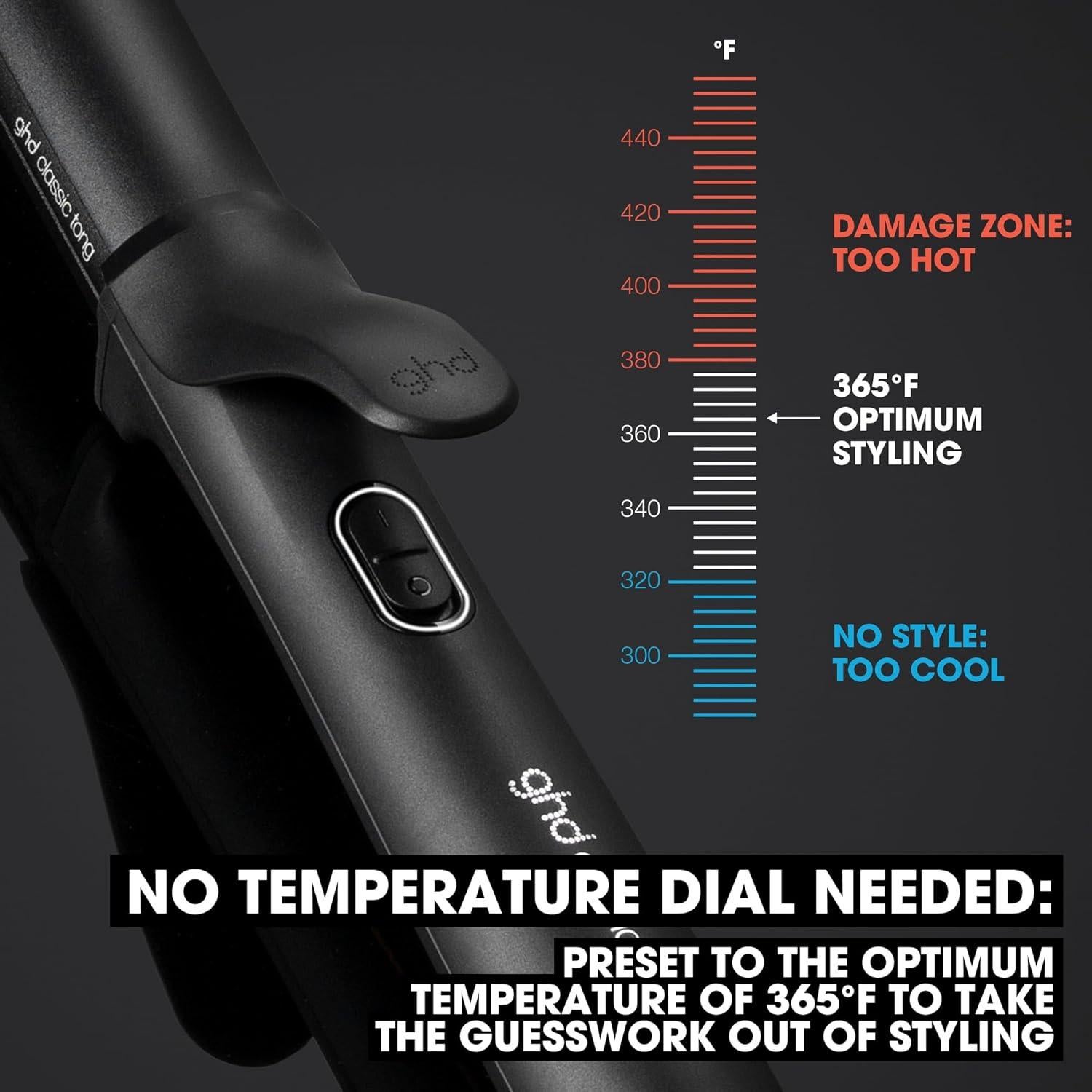 Plancha de Rizar ghd Chronos Curve - Rizos Sin Frizz 2.54 cm