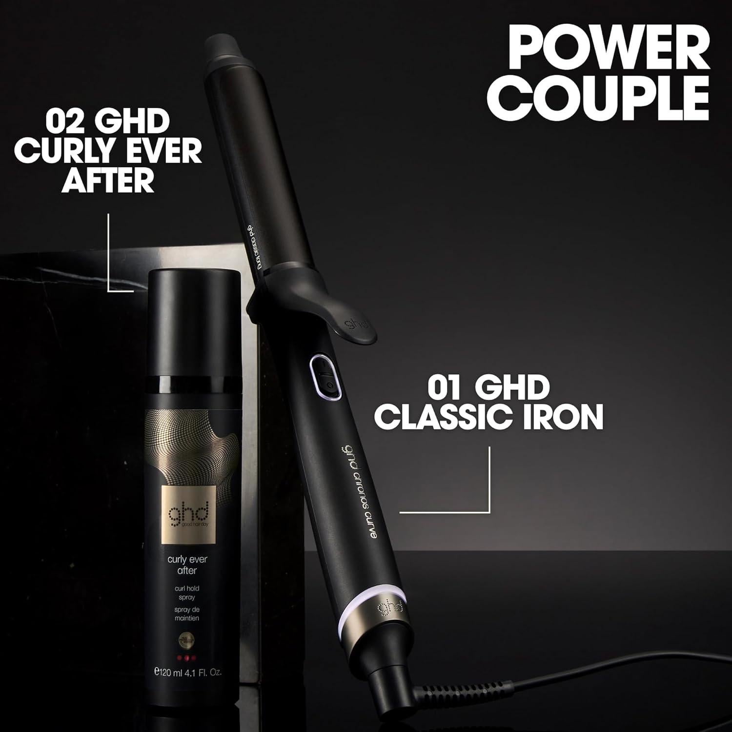 Plancha de Rizar ghd Chronos Curve - Rizos Sin Frizz 2.54 cm