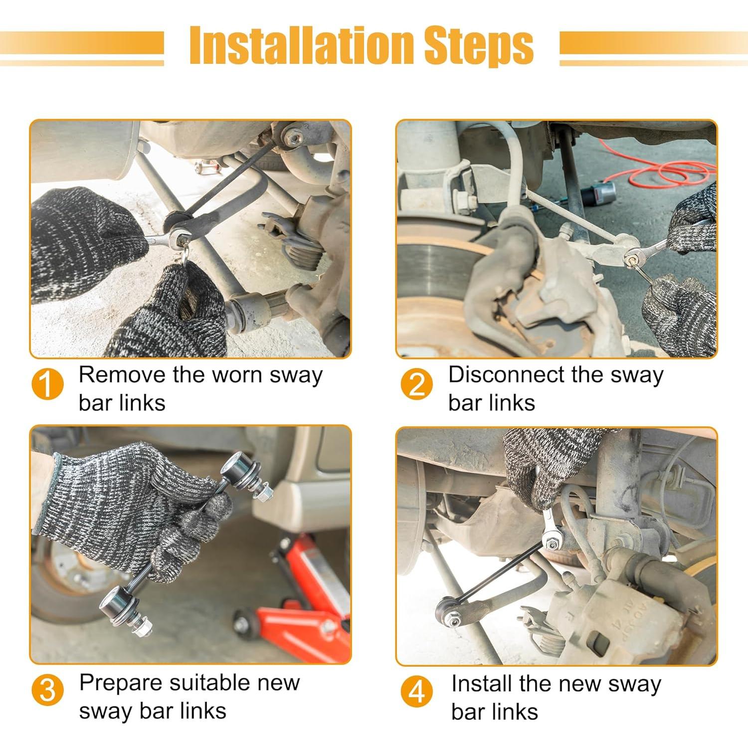 Enlaces de Barra Estabilizadora Delantera X AUTOHAUX K7275