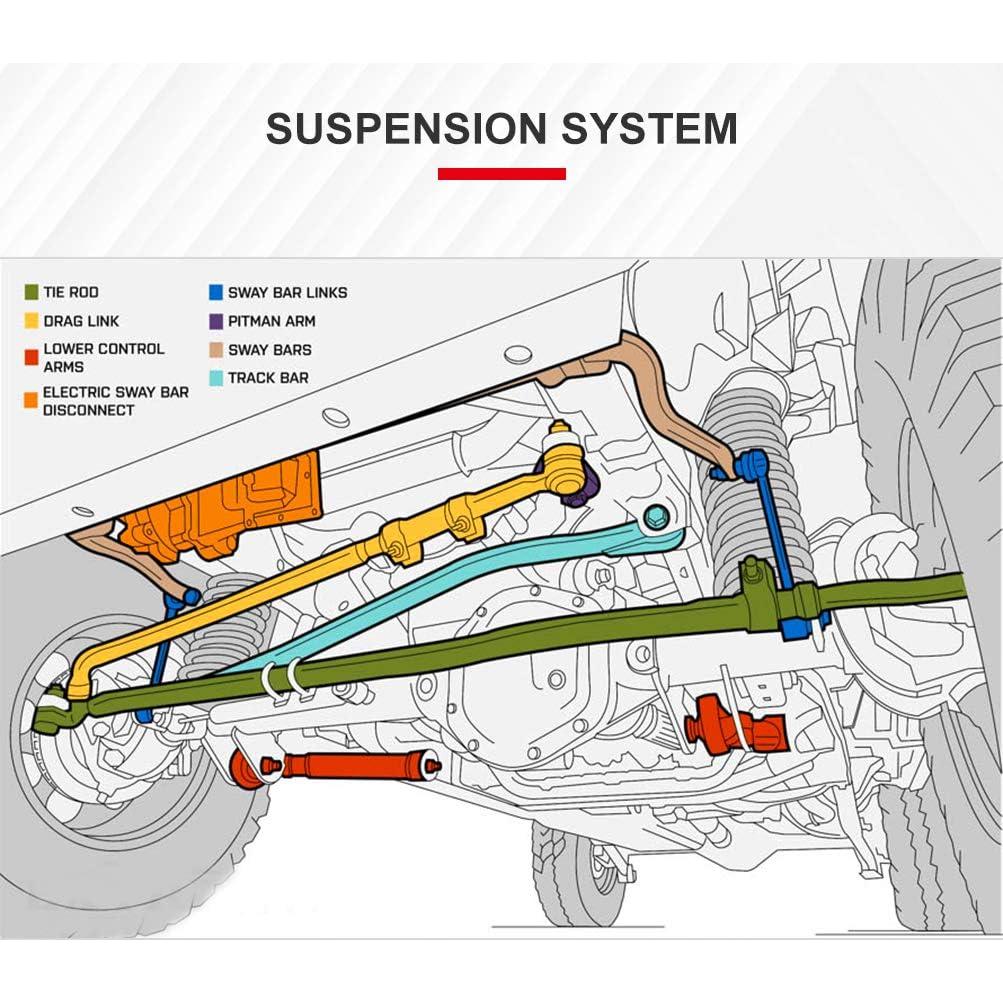 Enlaces de Barra Estabilizadora Delantera cciyu K80043 para Ford
