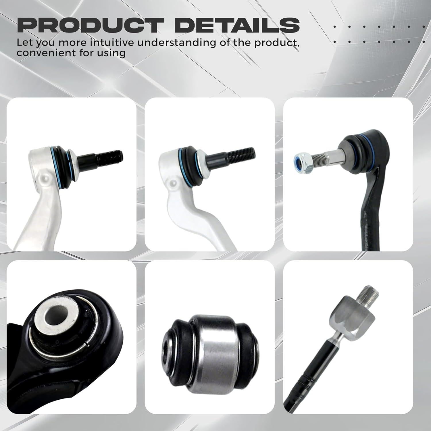 Brazos de Control Delantero y Trasero Ironants KZB-954-18-HB