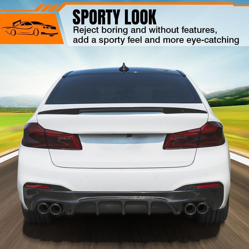 Spoiler de Maletero MODILOVER para Audi Q3 2019-2025 ABS Carbono