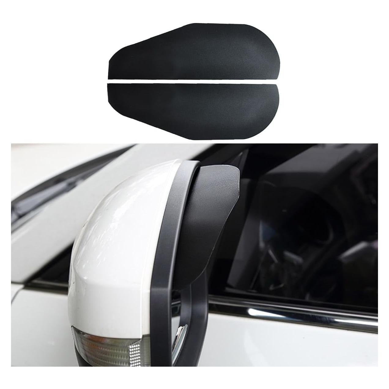 Visera de Lluvia Espejo Ziciner 2 Pcs Ajuste Universal Aluminio