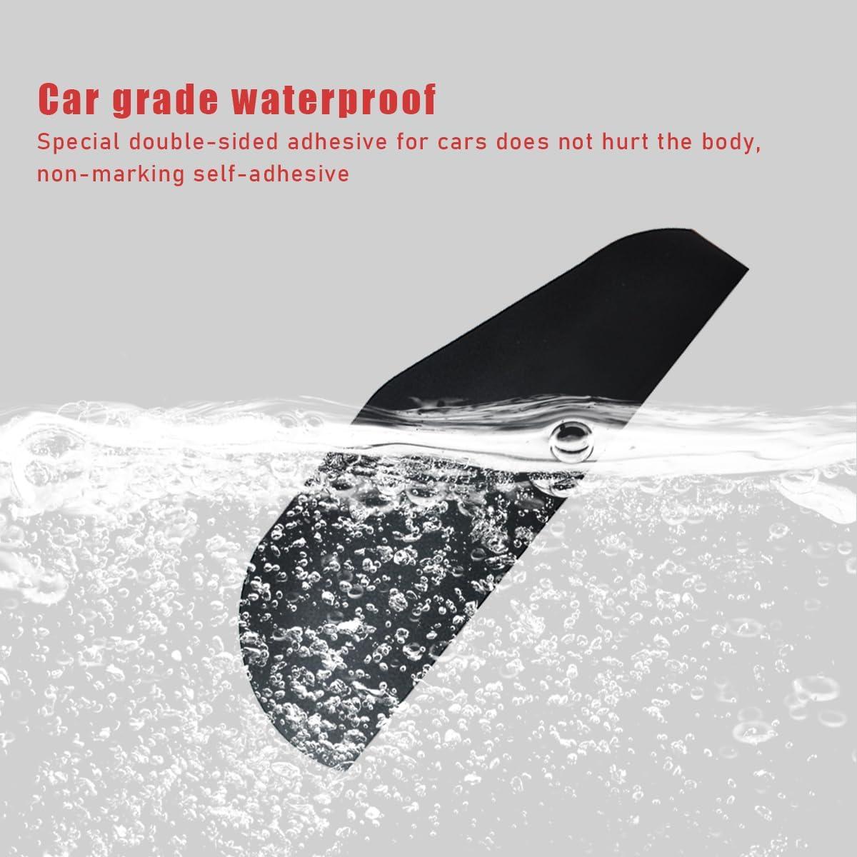 Visera de Lluvia Espejo Ziciner 2 Pcs Ajuste Universal Aluminio