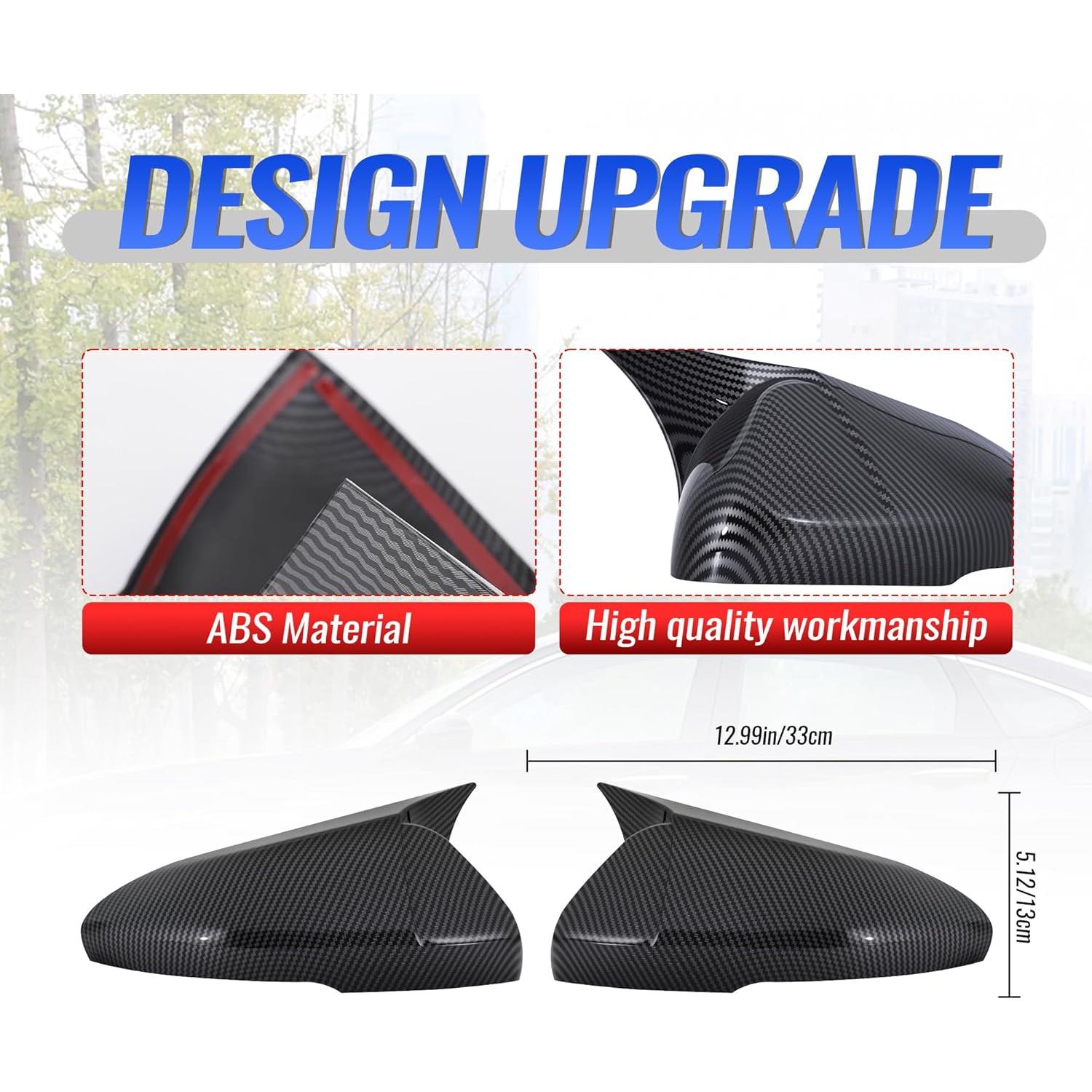 Cubierta de Espejo Retrovisor Lateral Alicatong Honda Accord 2018-2025 Fibra de Carbono