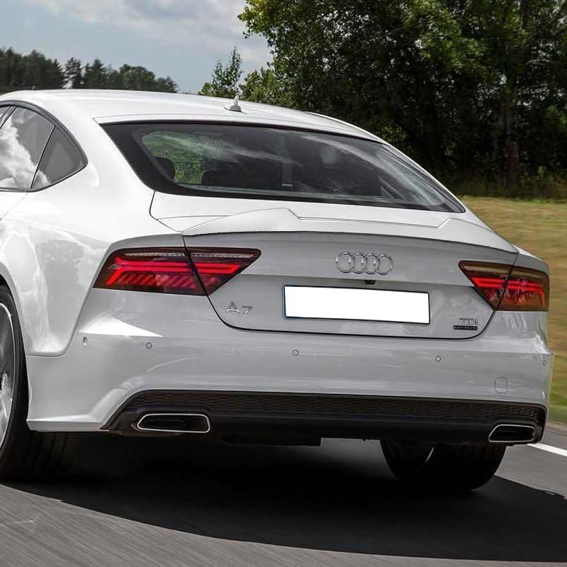 Spoiler Trasero Stay Tuned ABS V-Style para Audi A7/S7/RS7 2012-2018 - Blanco Perla