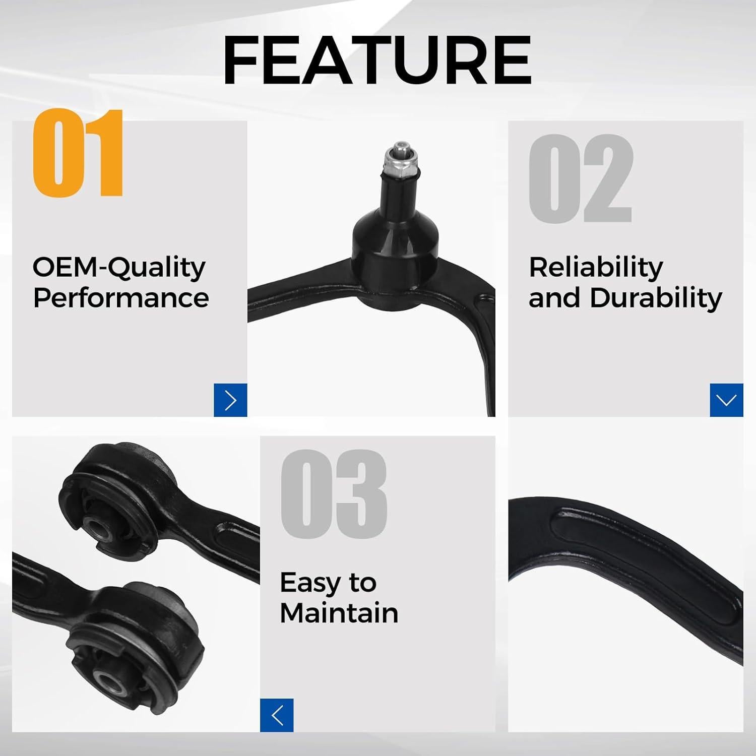 Kit de Brazo de Control Superior Frontal MACEL para Ford F-150 2009-2014