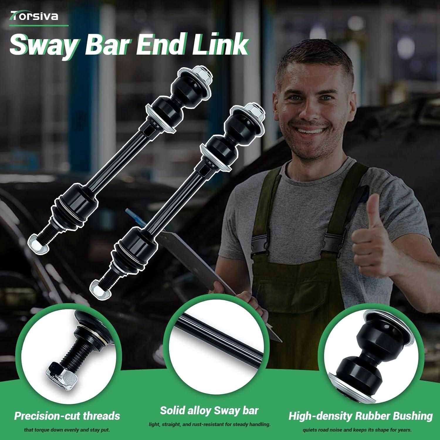 Enlaces de Barra Estabilizadora Frontal Torsiva K7400 x2 para Dodge Ram