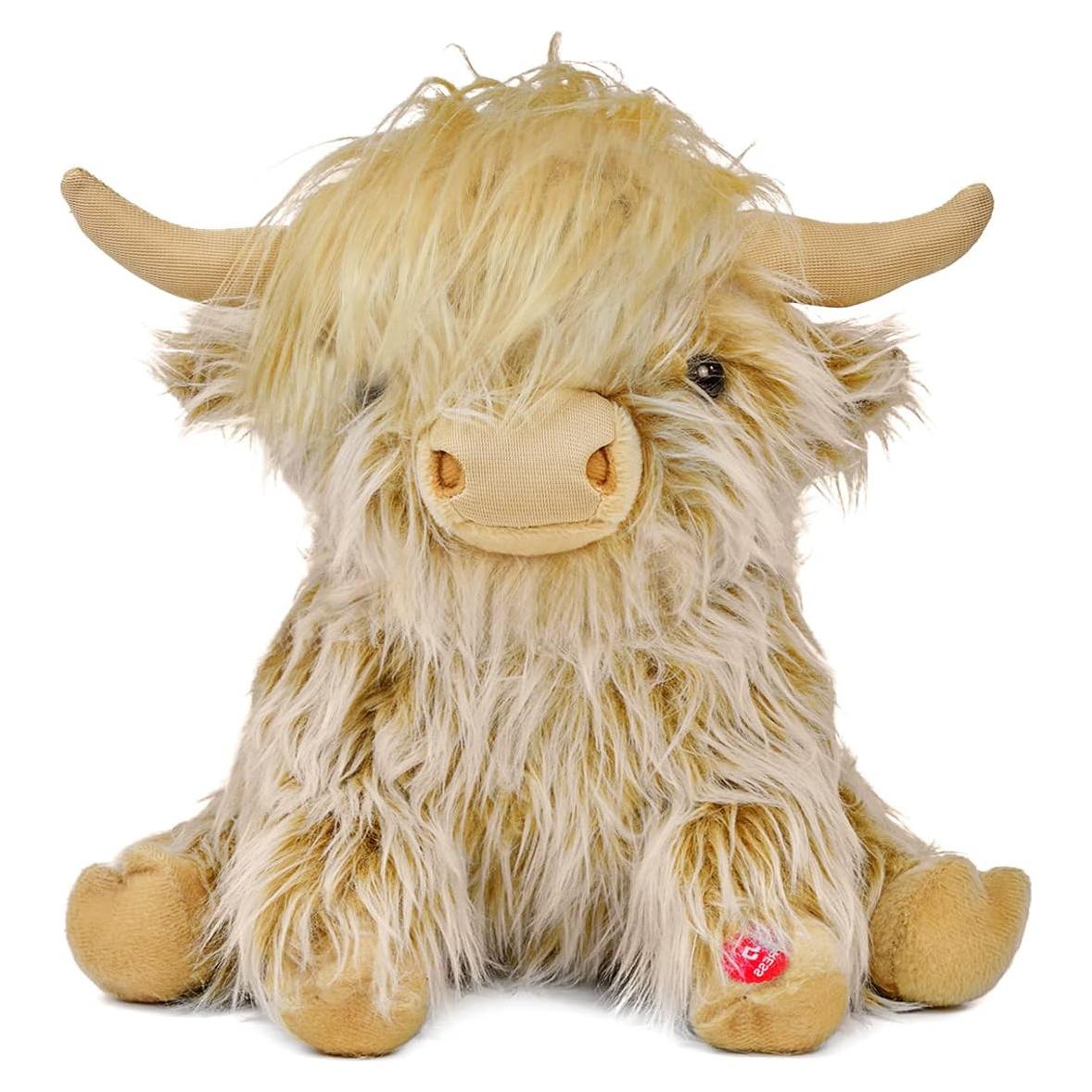 Peluche Vaca Tonpect Jengibre con Sonido 22,86 cm