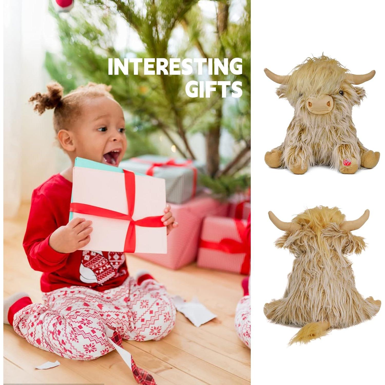 Peluche Vaca Tonpect Jengibre con Sonido 22,86 cm