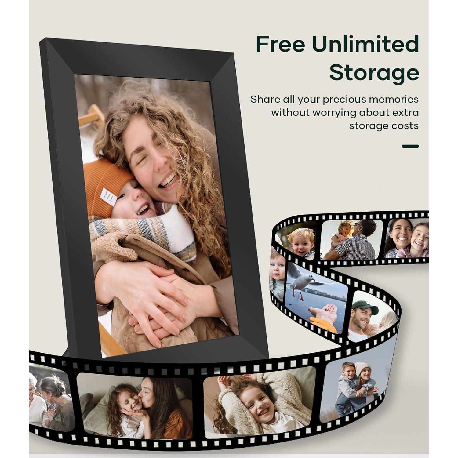 Marco de Fotos Digital Cozyla 10.1" WiFi Almacenamiento Ilimitado