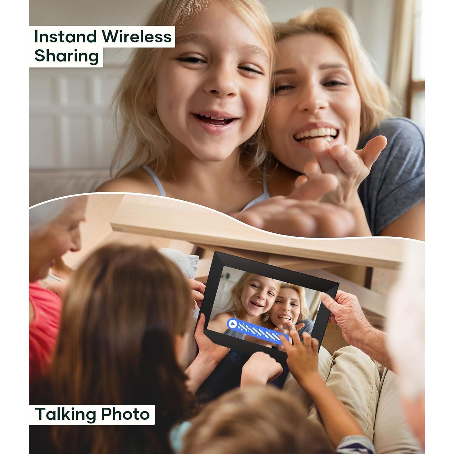 Marco de Fotos Digital Cozyla 10.1" WiFi Almacenamiento Ilimitado