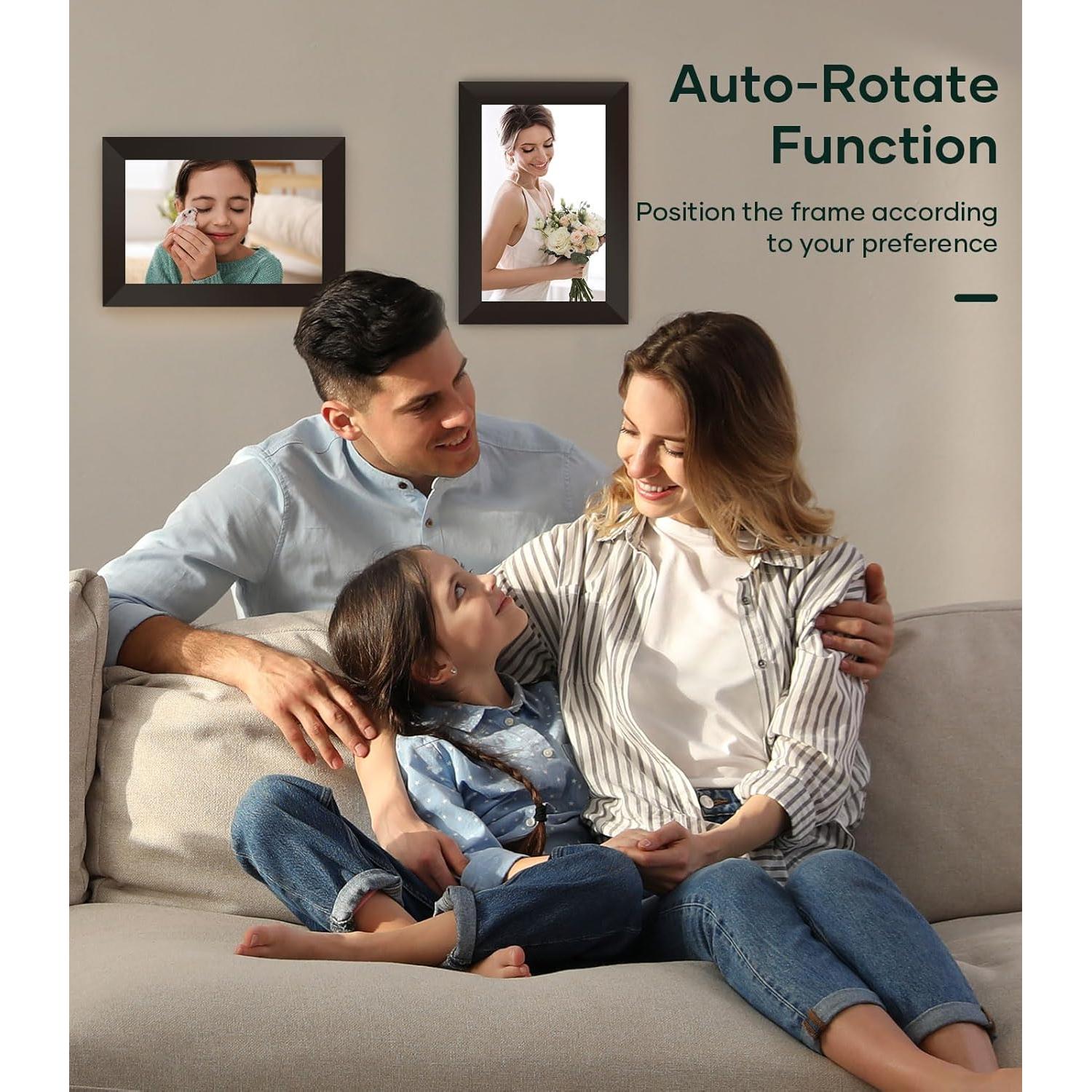 Marco de Fotos Digital Cozyla 10.1" WiFi Almacenamiento Ilimitado