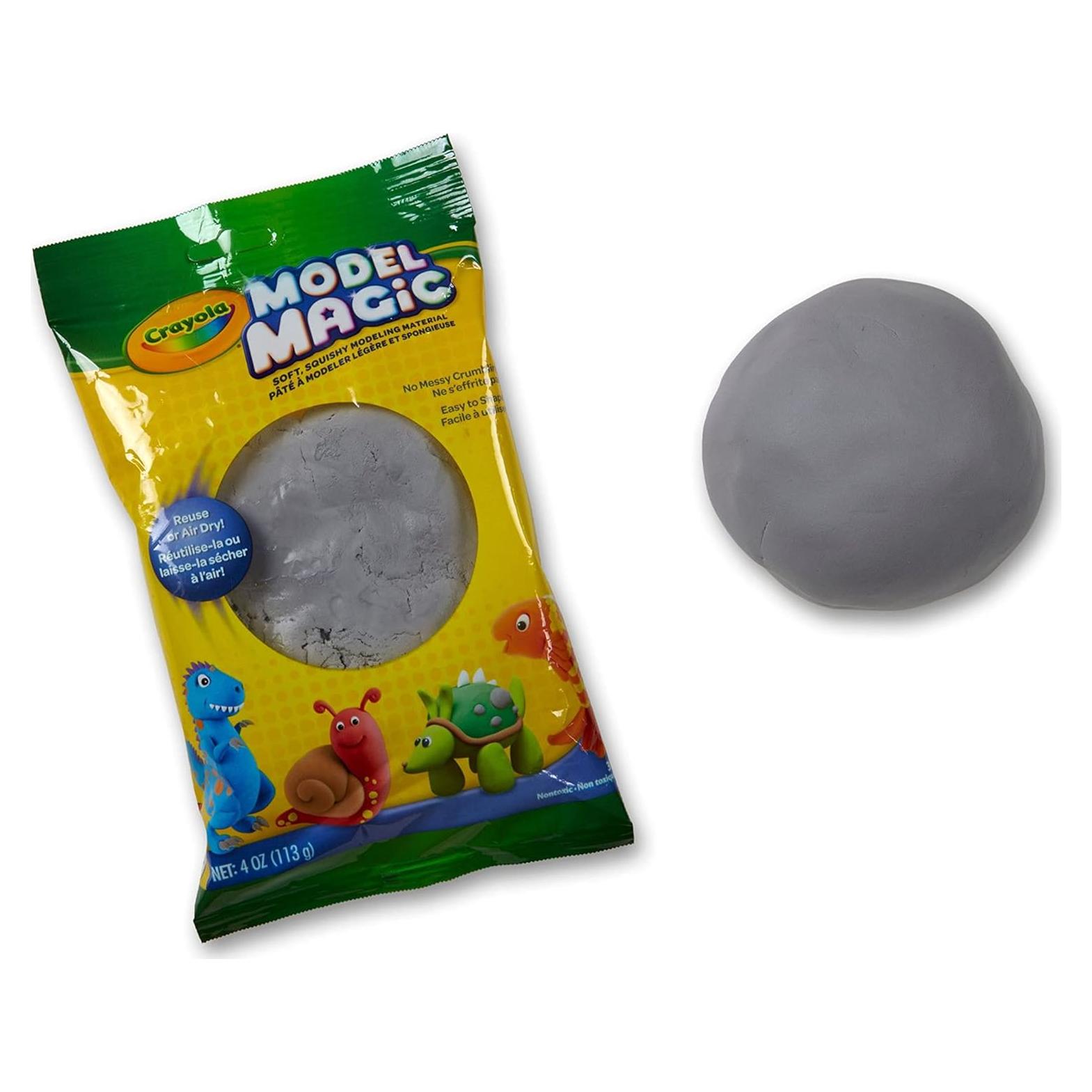 Crayola Model Magic Gris 113.4g - Material de Modelado Seguro