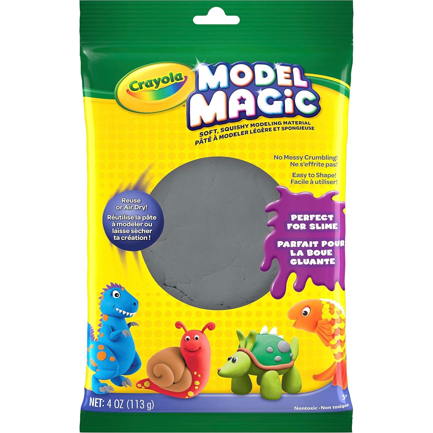 Crayola Model Magic Gris 113.4g - Material de Modelado Seguro