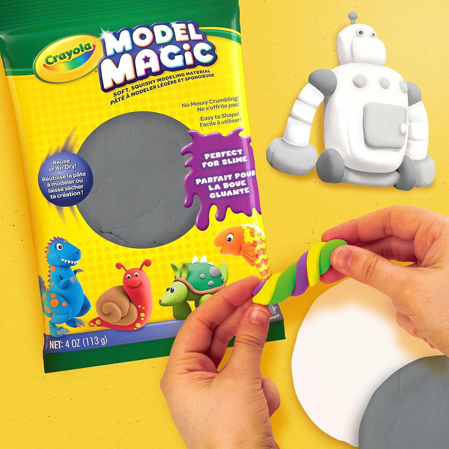 Crayola Model Magic Gris 113.4g - Material de Modelado Seguro