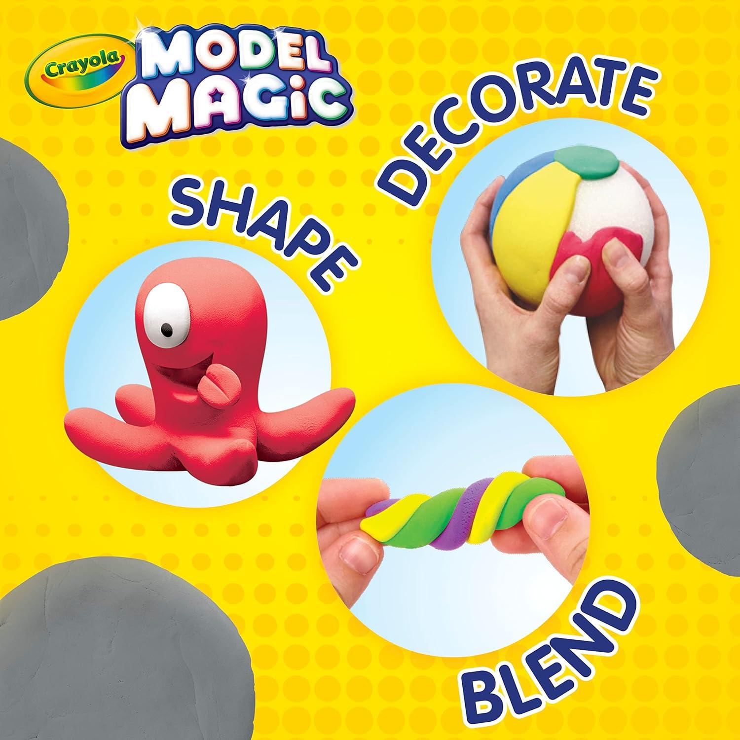 Crayola Model Magic Gris 113.4g - Material de Modelado Seguro