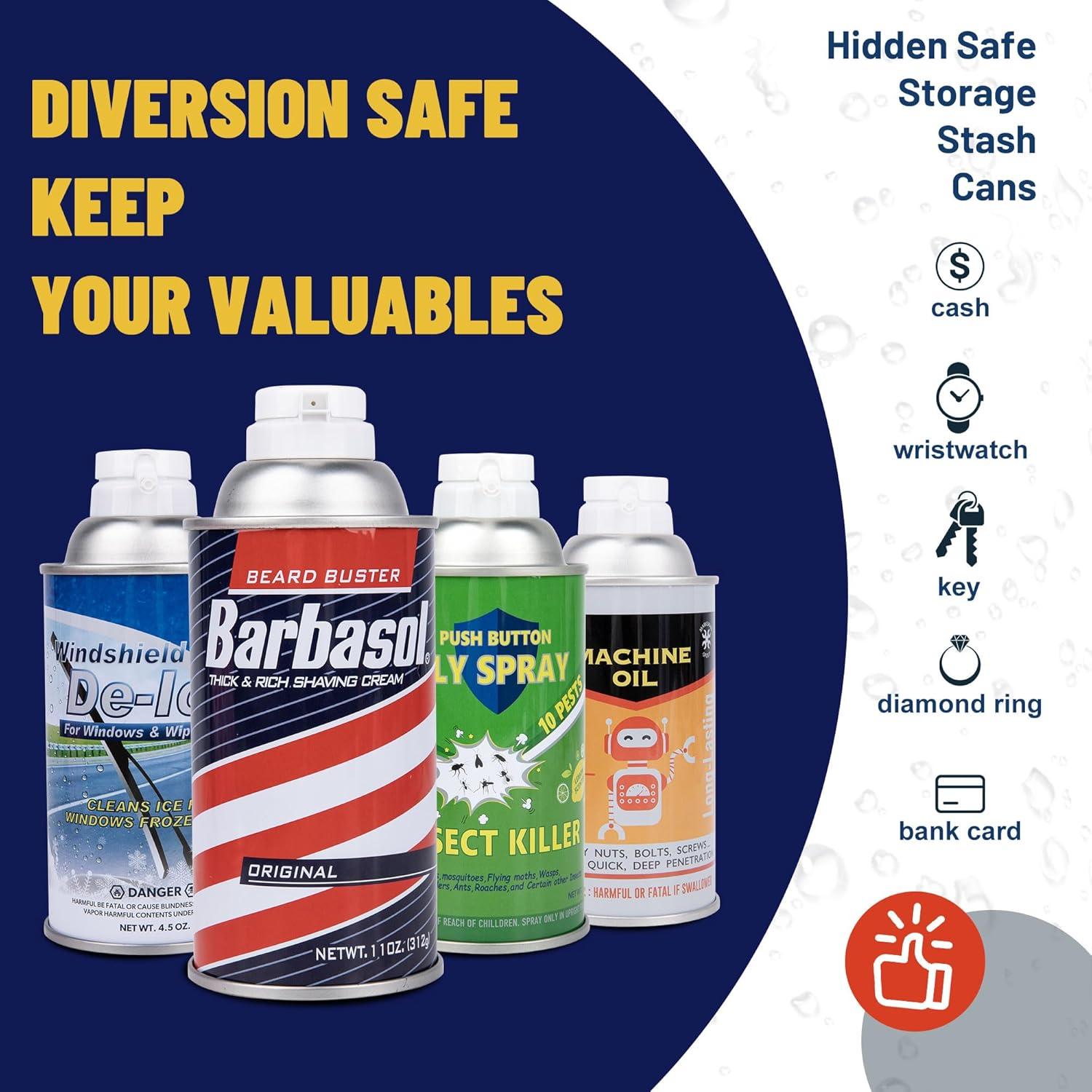 Caja Falsa Oculta BARGIFTS Spray Espuma 350ml Seguridad