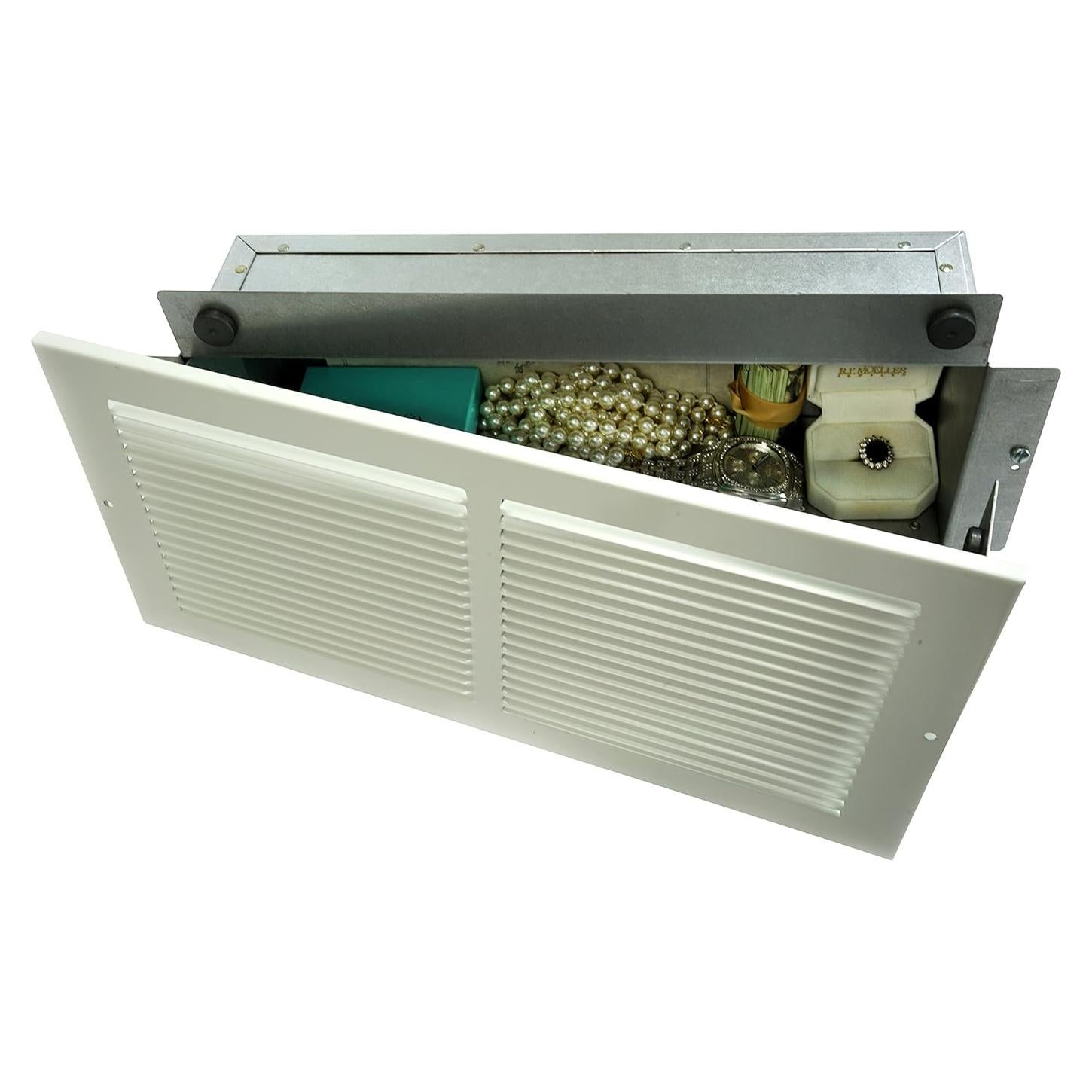 Caja Fuerte Oculta de Pared H.I.P.S. 34.3x11.4cm Blanca