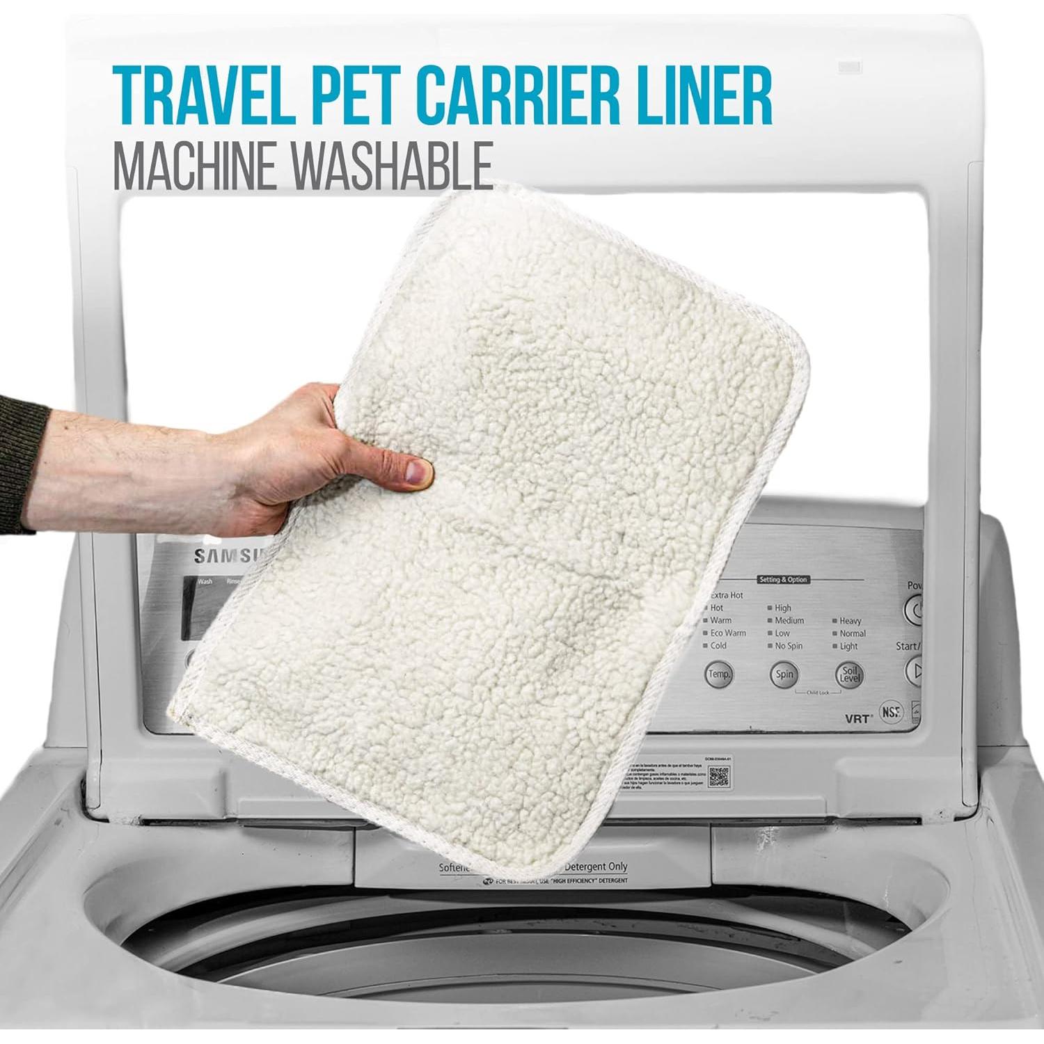 Sherpa Original Deluxe Travel Pet Carrier, Airline Approved - Black, Large