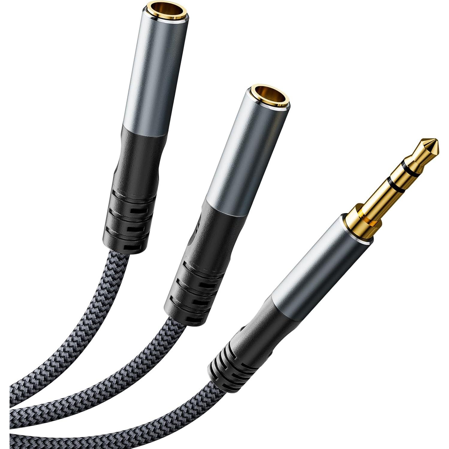 Divisor de Auriculares 3.5mm JOMLEY 0.3m Doble Hembra