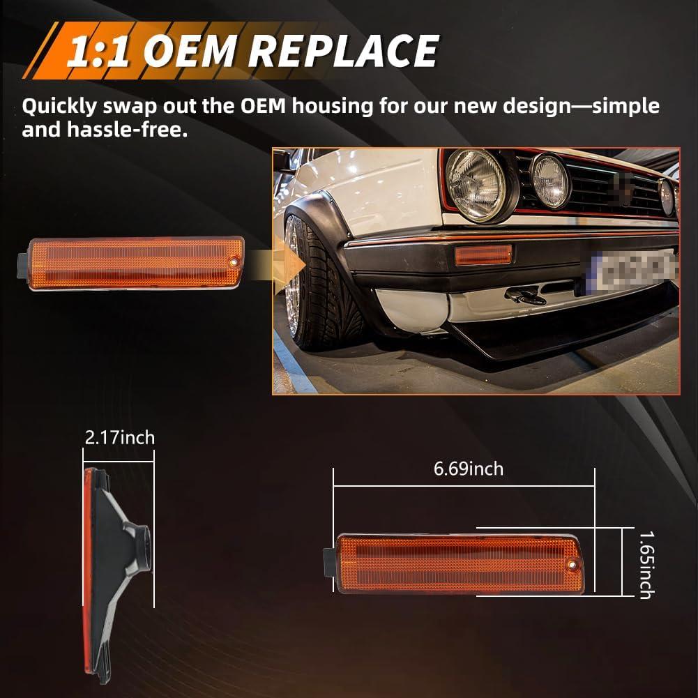 Carcasa Luz Marcador Lateral Delantero MOTRUM V-W Golf Mk2 A2