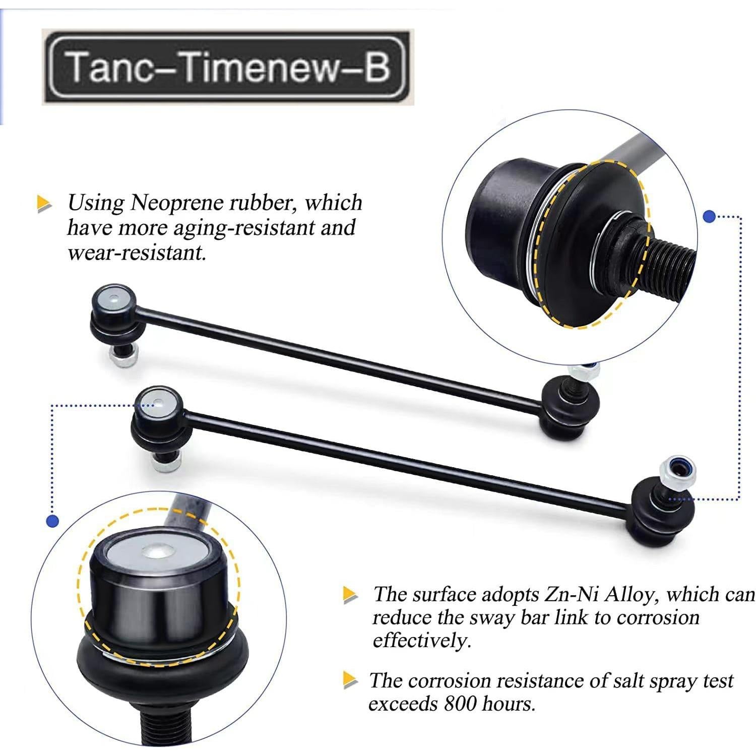 2 Piezas Enlaces Finales Barra Estabilizadora Tanctimenewb