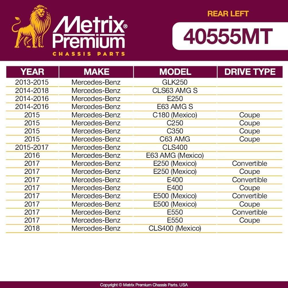 Enlace de Estabilizador Metrix 40555MT Trasero Izquierdo