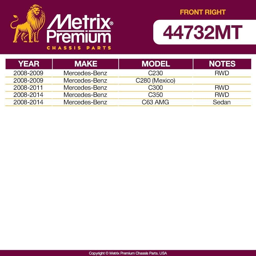 Enlace de Estabilizador Delantero Derecho Metrix 44732MT