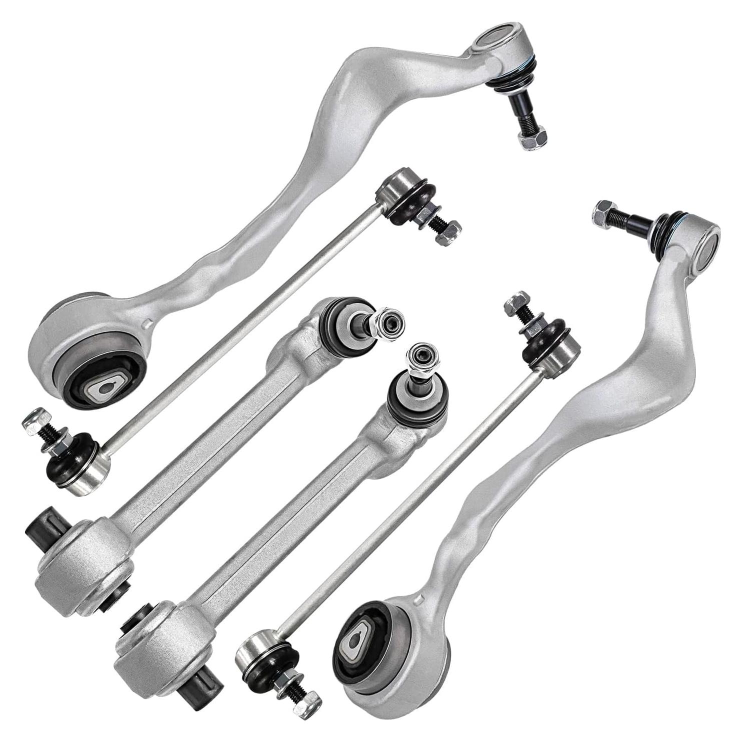 Juego de 6 brazos de control y estabilizadoras Detroit Axle para BMW