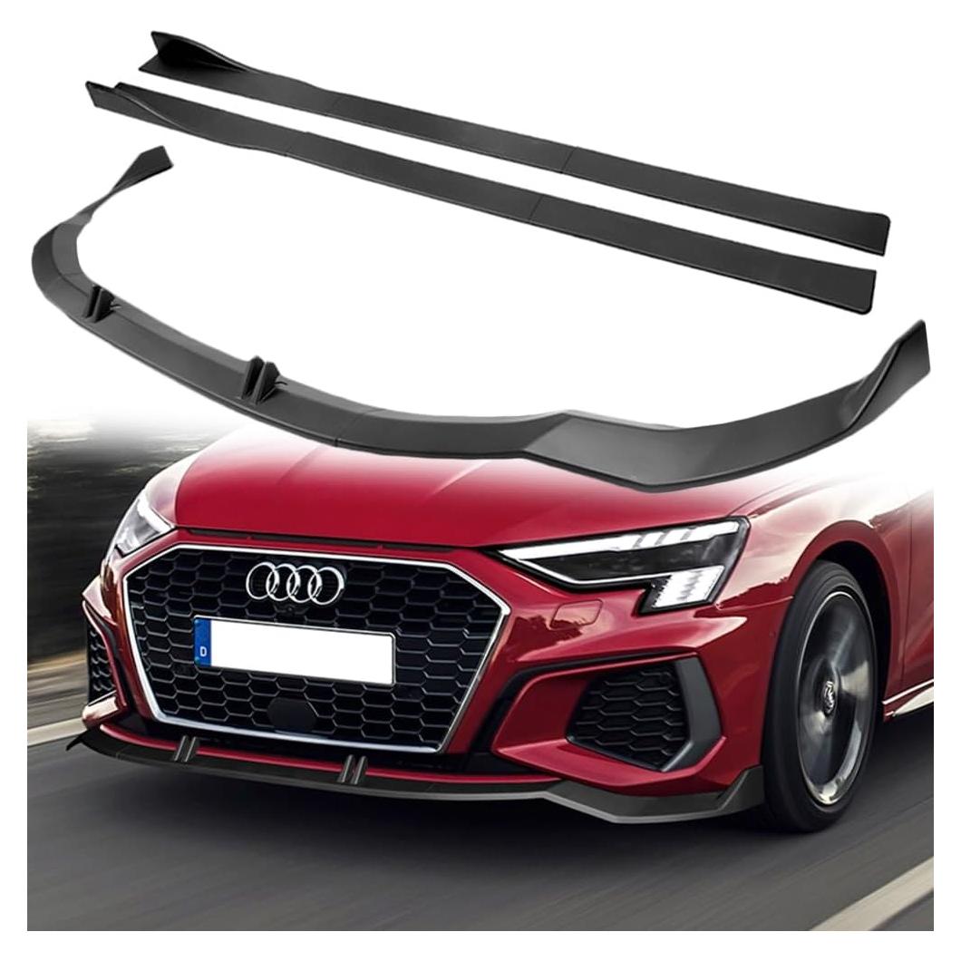 Extensiones de Labio de Parachoques W-POWER para Audi S3 2022-2023