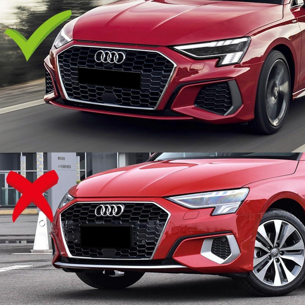 Extensiones de Labio de Parachoques W-POWER para Audi S3 2022-2023