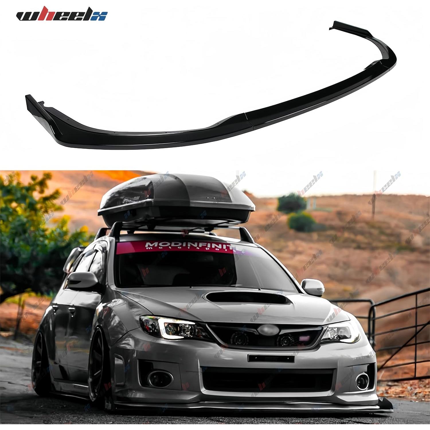 Labio Frontal 3Pcs WheelX para Subaru WRX STI 2011-2014