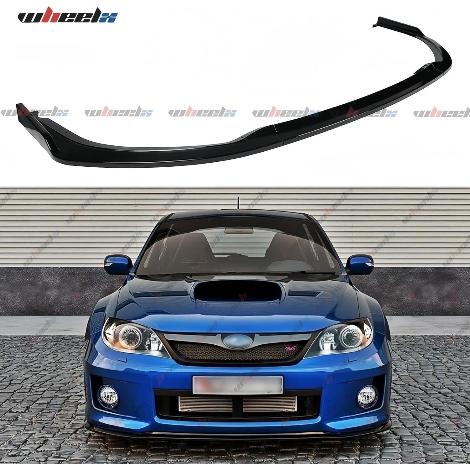 Labio Frontal 3Pcs WheelX para Subaru WRX STI 2011-2014