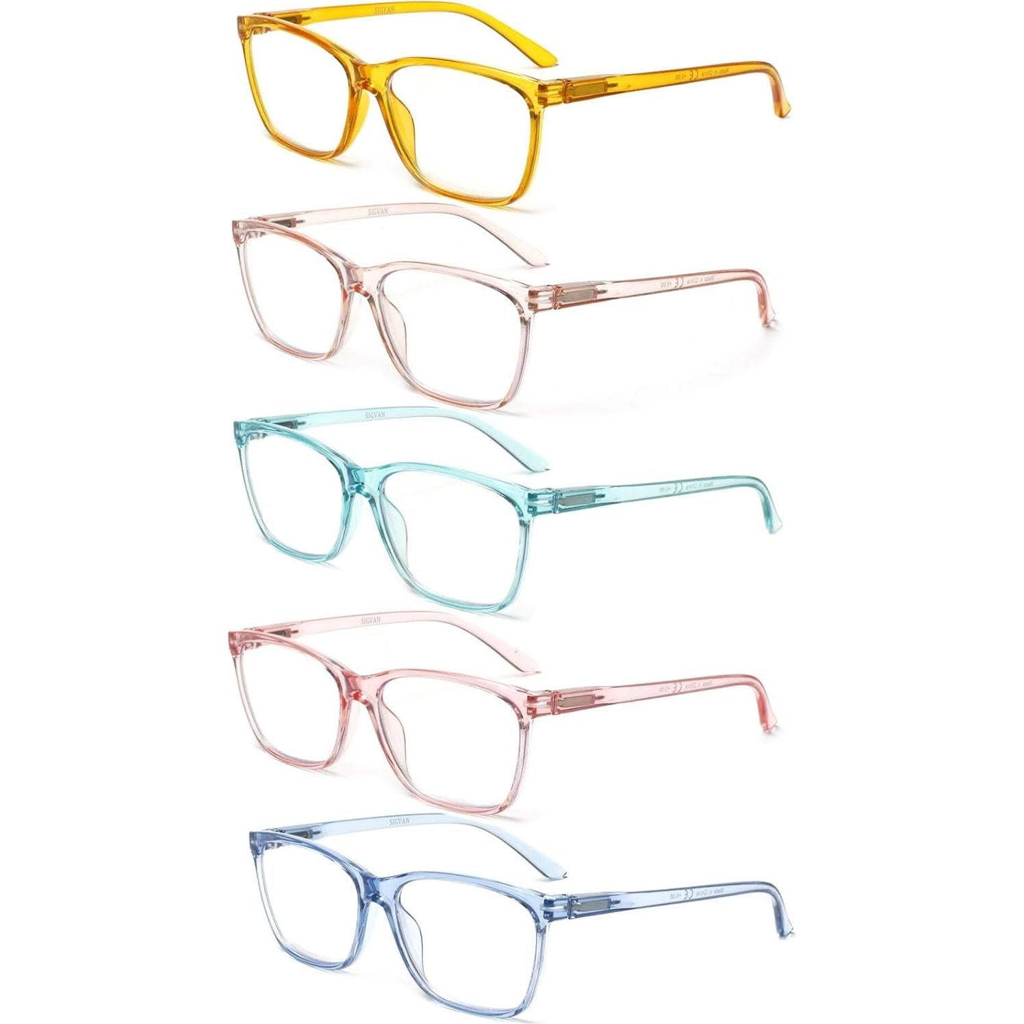 Gafas de lectura SIGVAN 0.0x con bloqueo luz azul y estuche