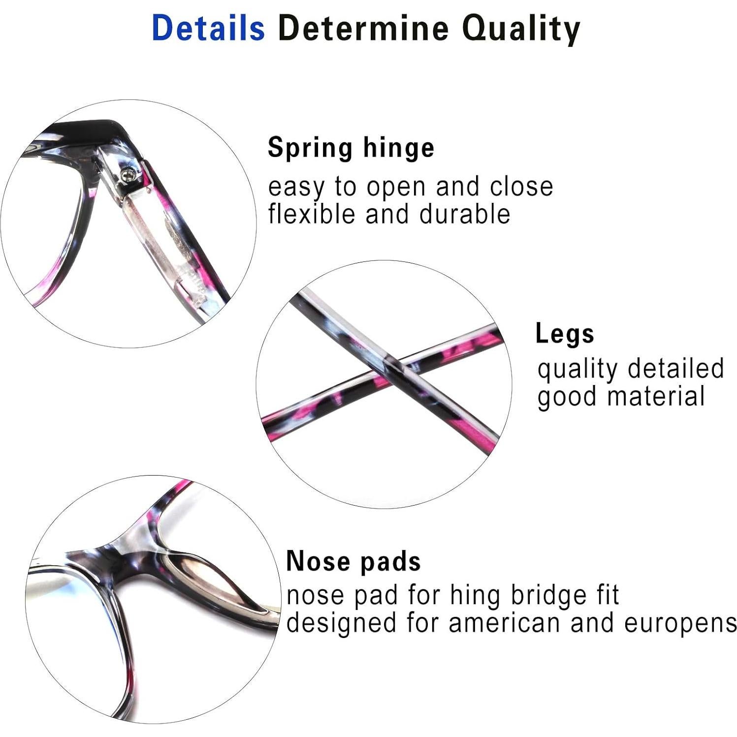 Gafas de lectura SIGVAN 1.25x con bloqueo luz azul