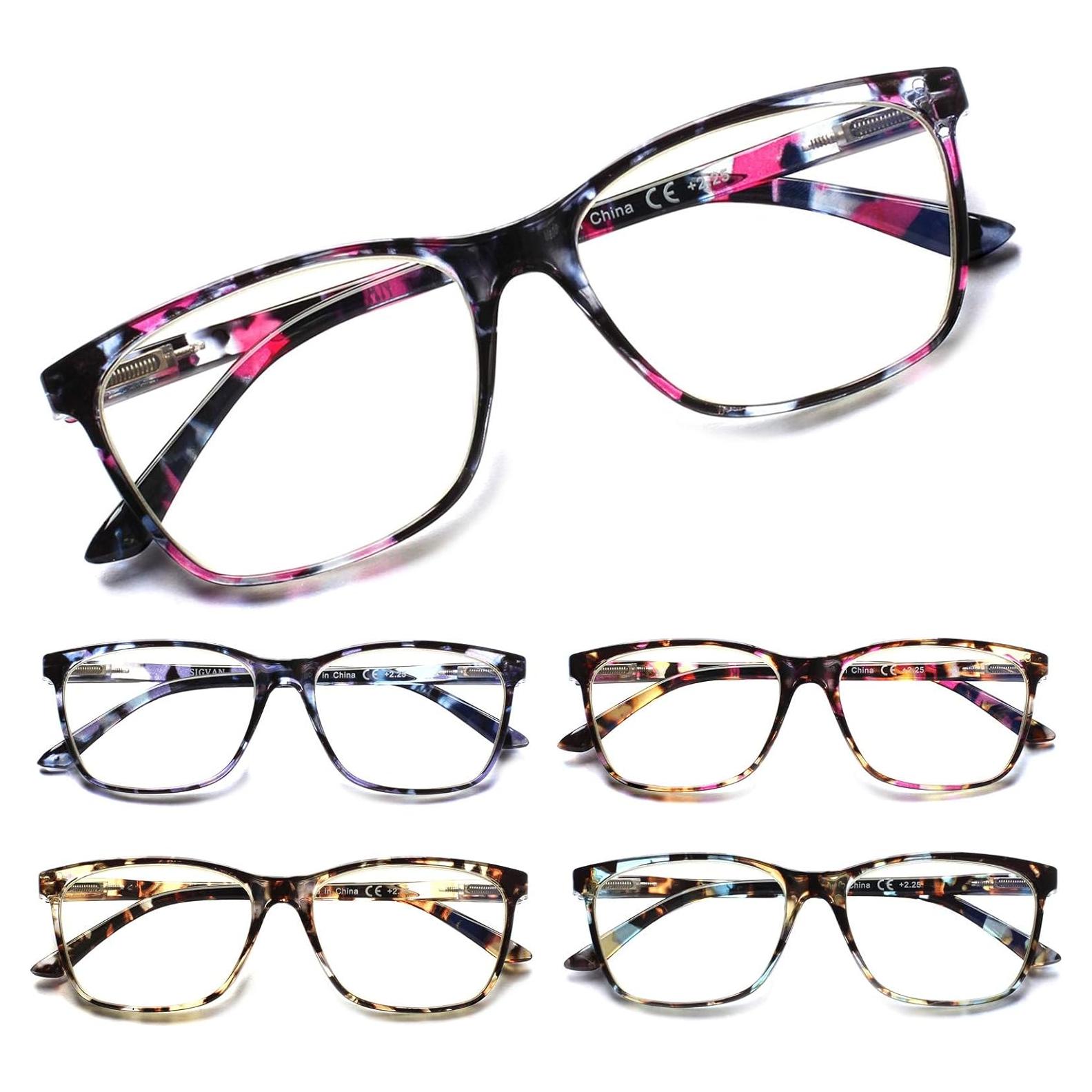 Gafas de lectura SIGVAN 2.0x con bloqueo luz azul y estuche