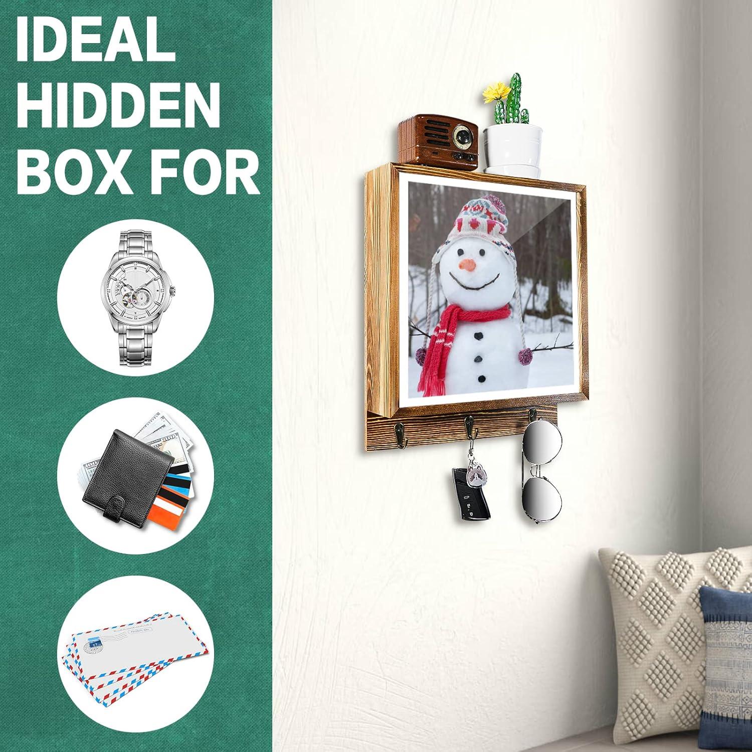 Estante Oculto de Armas MOCAS 30x30 cm Madera Rústica