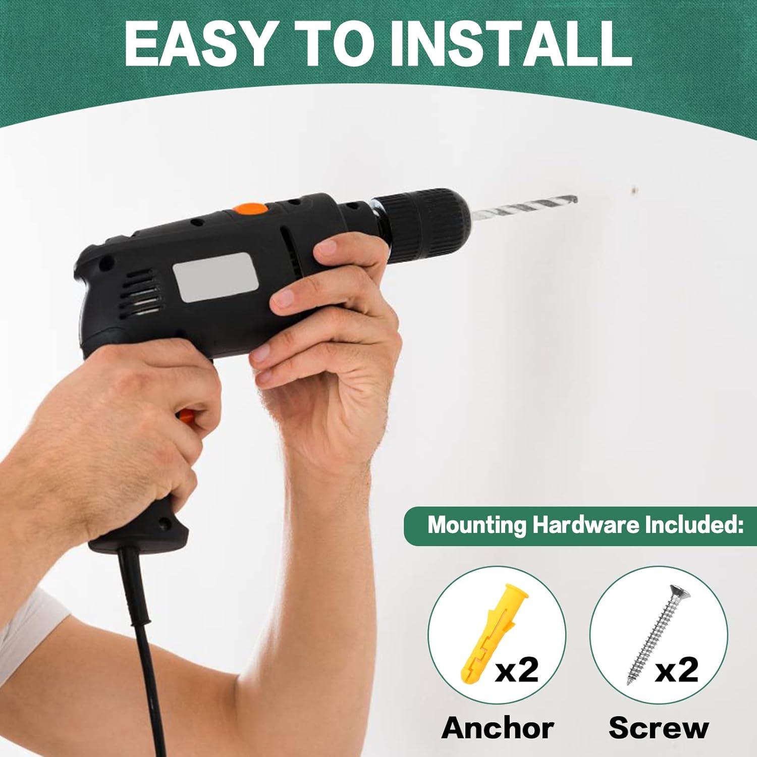 Estante Oculto de Armas MOCAS 30x30 cm Madera Rústica