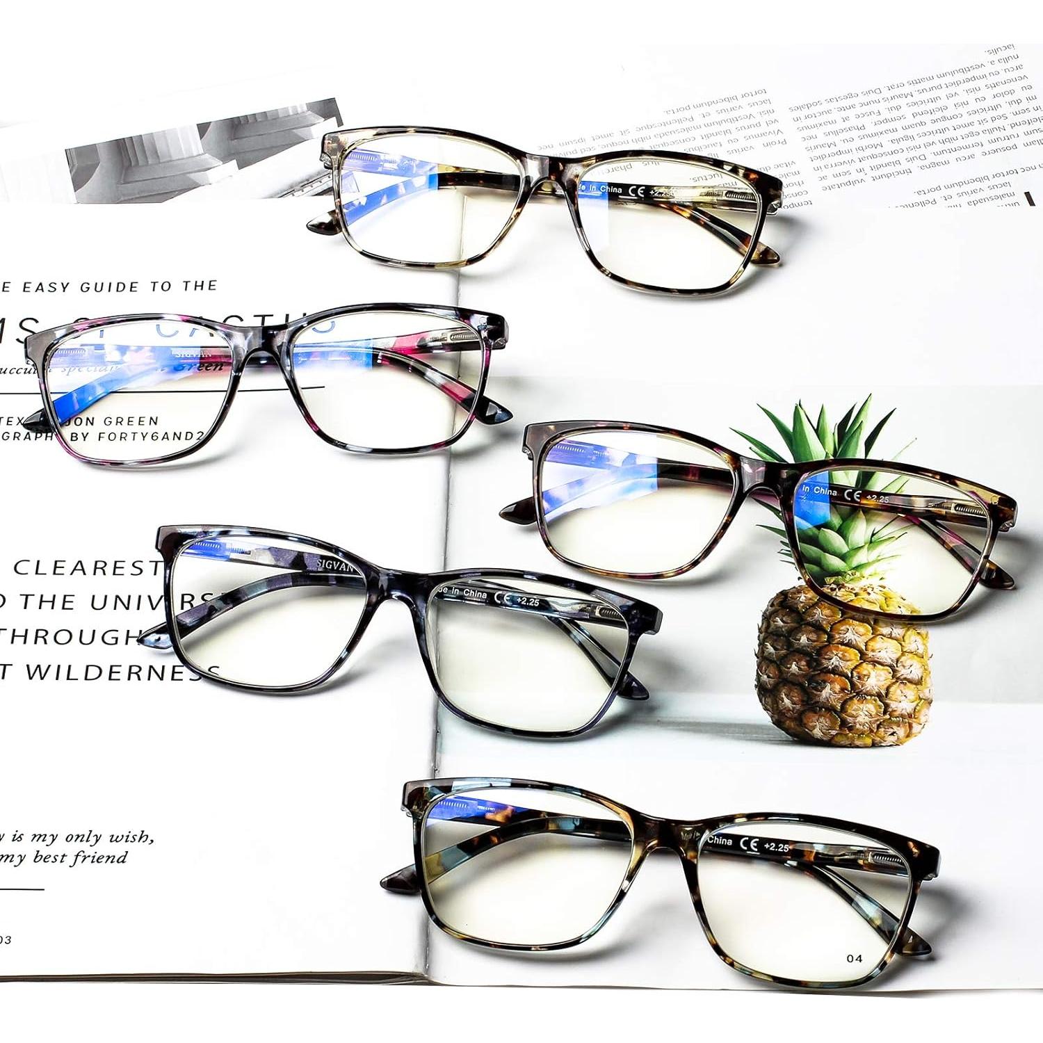 Gafas de lectura SIGVAN 2.25x con bloqueo luz azul y estuche