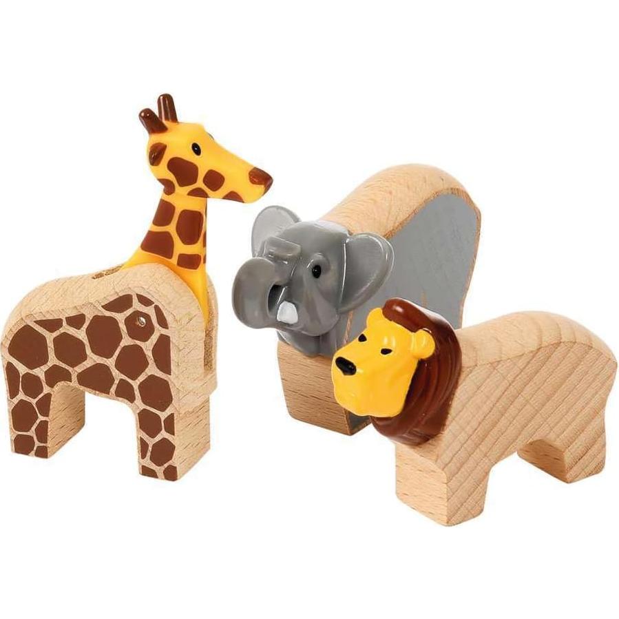 Set de Aventura Safari BRIO World 33960 - 26 Piezas de Madera