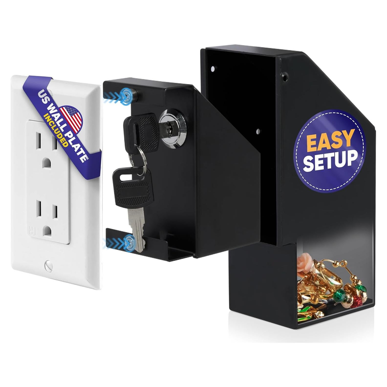 Caja Fuerte Oculta Elder Welder® | Placa de Pared Real