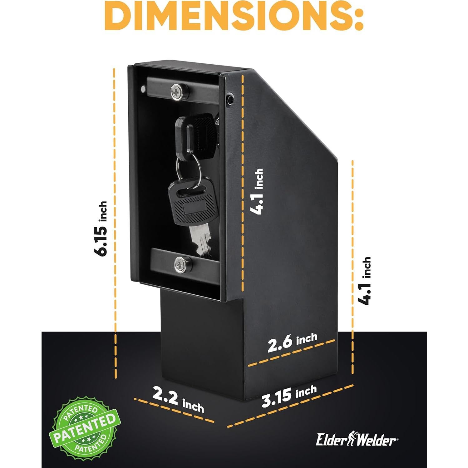 Caja Fuerte Oculta Elder Welder® | Placa de Pared Real