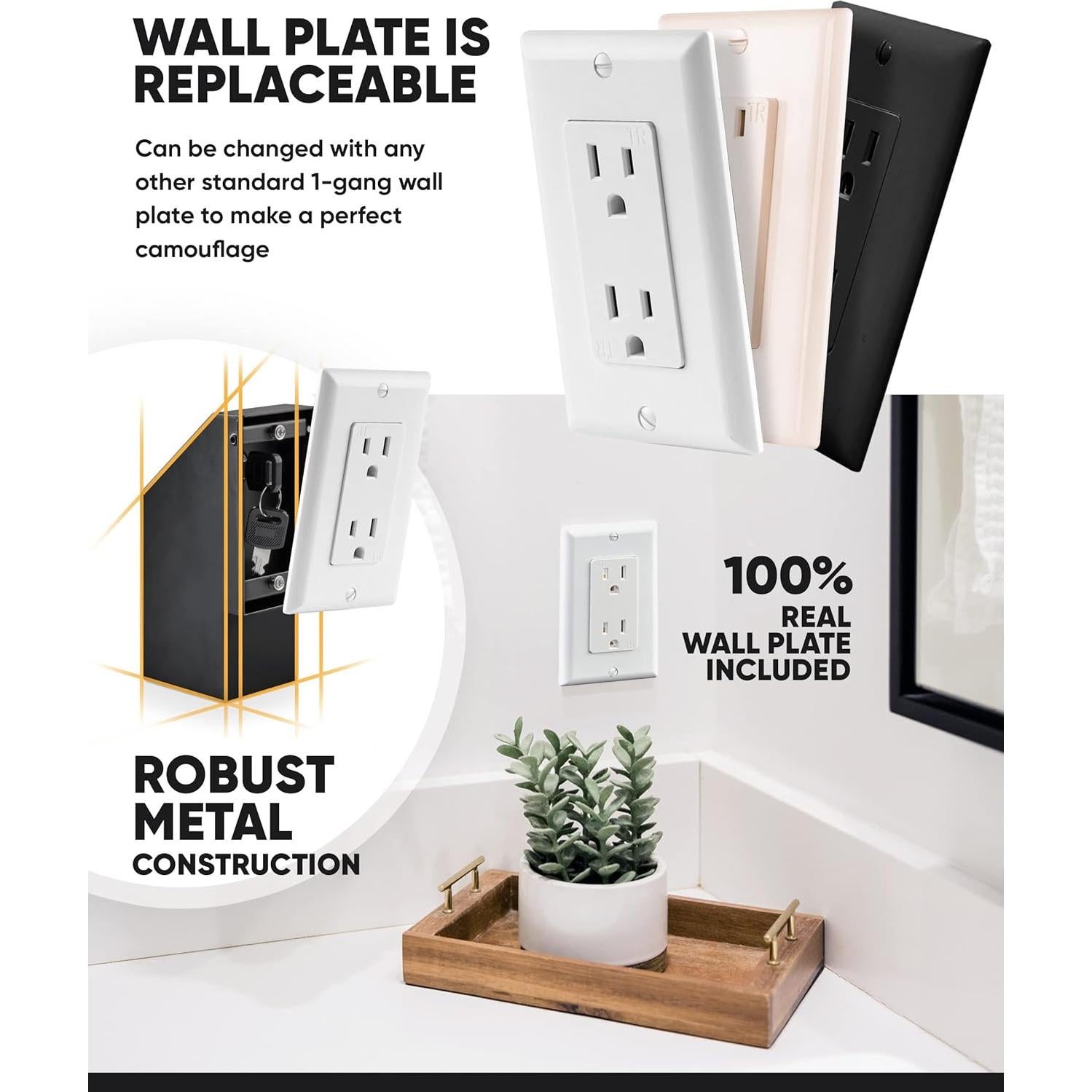 Caja Fuerte Oculta Elder Welder® | Placa de Pared Real