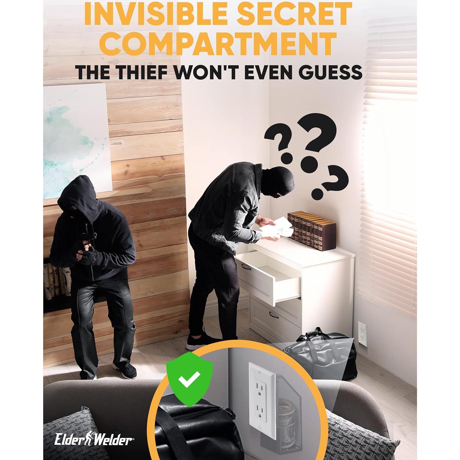 Caja Fuerte Oculta Elder Welder® | Placa de Pared Real