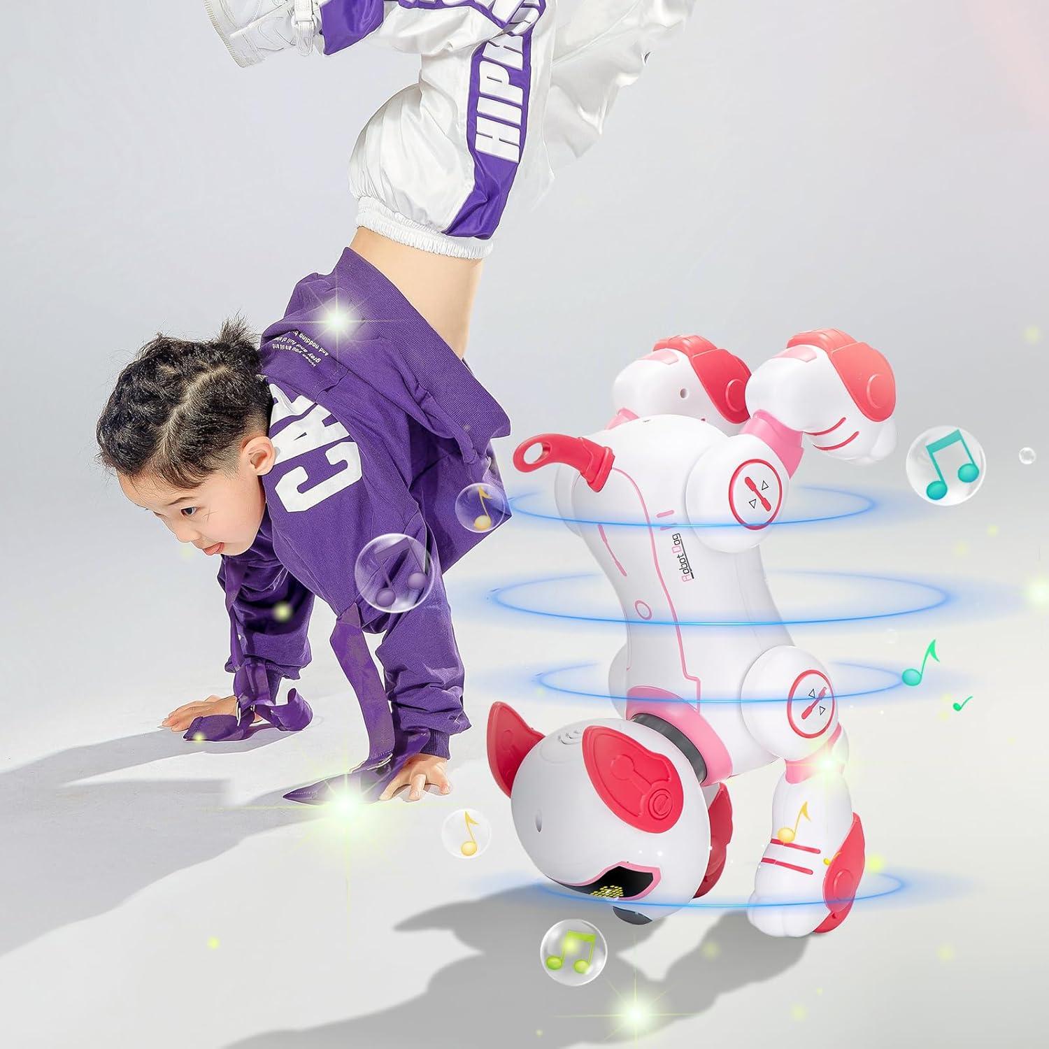 Perro Robot Interactivo Zreswap Programable 10x16 cm