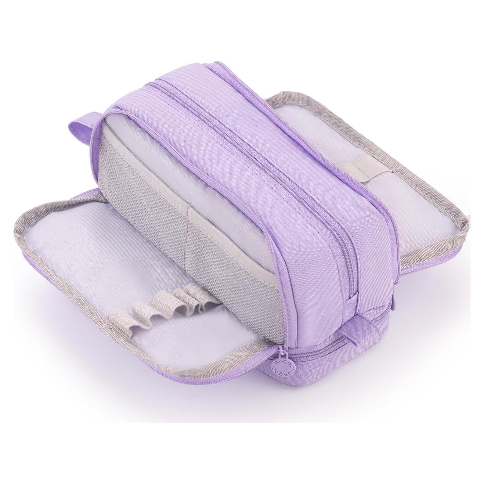 Estuche para Lápices CICIMELON Púrpura 4 Compartimentos 22x10cm