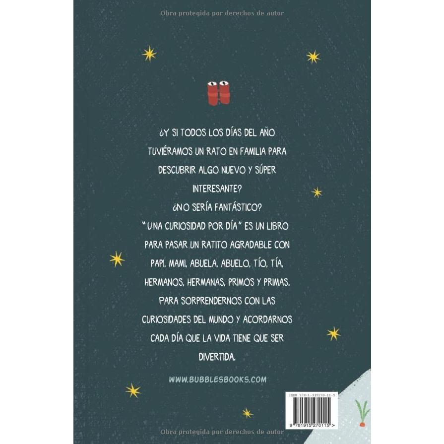 1 Curiosidad por día - 366 curiosidades del mundo para leer en familia: Libro para niños y niñas a partir de 6 años que quieren aprender cada día algo ... sonrisa es un día perdido) (Spanish Edition)