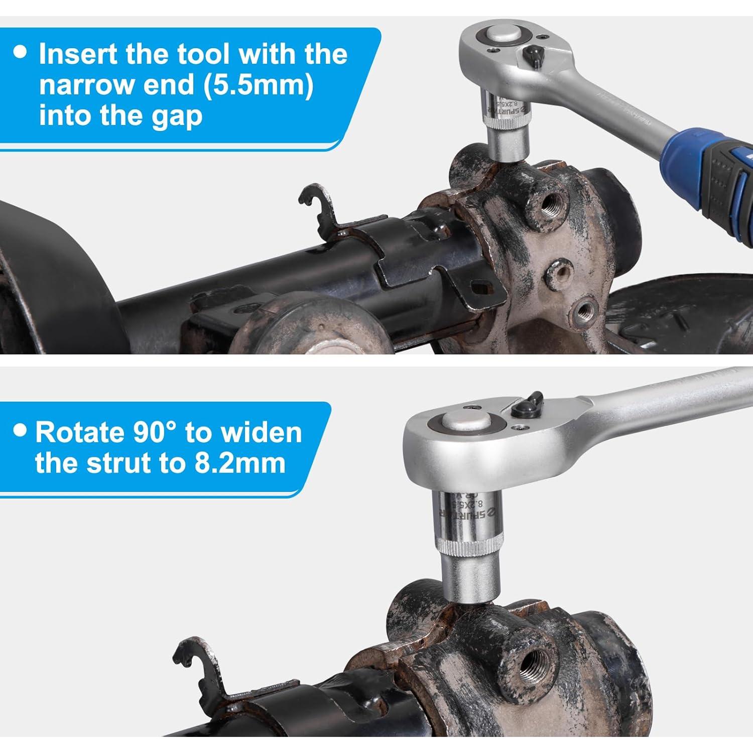 Socket de Esparcidor de Estribo Spurtar 5.5x8.2mm 1/2" Drive