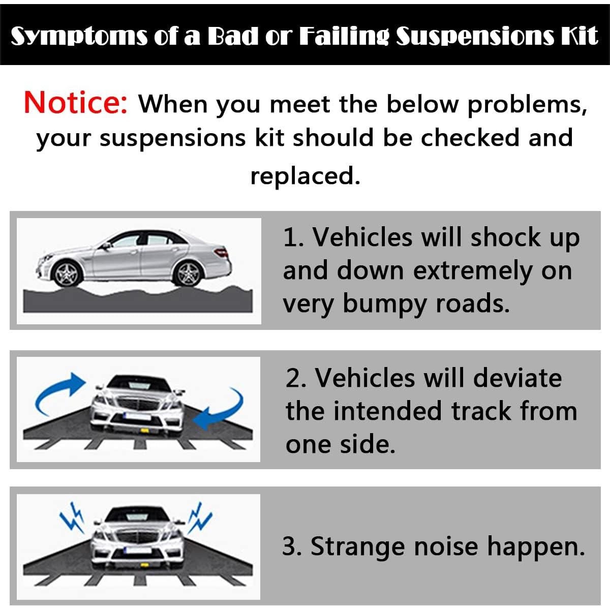 Enlace Estabilizador de Barra de Sway AUQDD K750263 2 Piezas